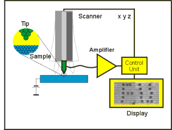 scanning tunneling microscope diagram